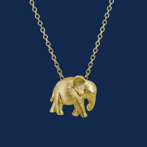 Baby Elephant Pendant – Alexander Jewell